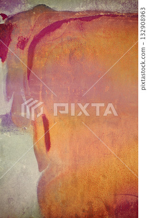 Photo of old and worn steel sheet, abstract background. 132908963