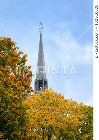 Autumn Rooftop Tower of Minoritenkirche, Cologne 132910626