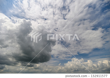 There is a Dramatic Cloudy Sky Overhead that adds to the atmosphere of the scene There is a Dramatic Cloudy Sky Overhead that adds to the atmosphere of the scene 132911577