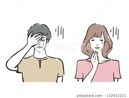 令人耳目一新的三十多歲男女哭泣 令人耳目一新的三十多歲男女哭泣 132912211