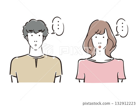 一對三十多歲、目光炯炯、充滿活力的男女 132912223