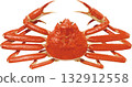 Realistic snow crab illustration 132912558