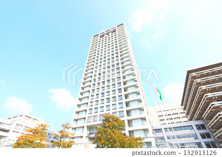 View of the Kagawa Prefectural Office in Takamatsu City, Kagawa Prefecture View of the Kagawa Prefectural Office in Takamatsu City, Kagawa Prefecture 132913126