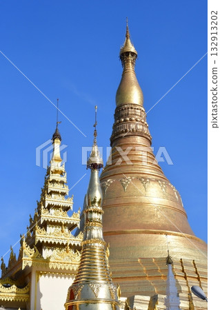 緬甸,仰光,瑞光大金塔,緬甸最大的聖地,佛塔 緬甸,仰光,瑞光大金塔,緬甸最大的聖地,佛塔 132913202