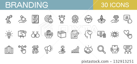 品牌圖標集 品牌圖標集 132913251