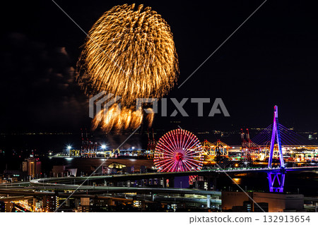 關西博覽會閉幕式煙火表演 132913654