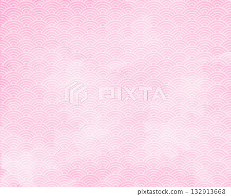 Seigaiha Japanese Pattern Traditional Japanese Pattern Pink Seigaiha Japanese Pattern Traditional Japanese Pattern Pink 132913668