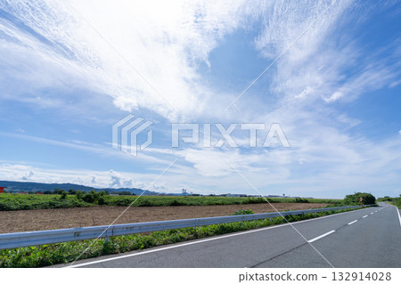 熊本機場附近晴空萬裡 132914028