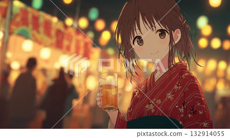 啤酒和和服女人 啤酒和和服女人 132914055