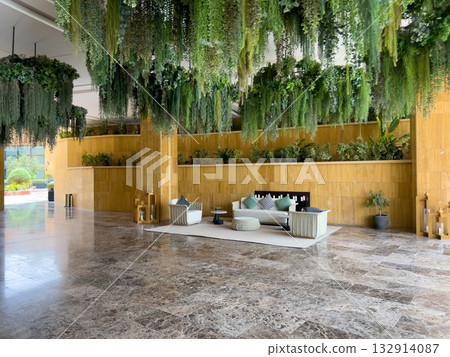 Modern Commercial District in Riyadh, Saudi Arabia 132914087