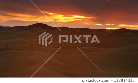 Sahara desert at sunset Sahara desert at sunset 132914333