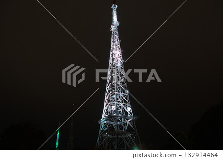 Sendai Sky Candle Night View and the Shining Miyatele Tower 132914464