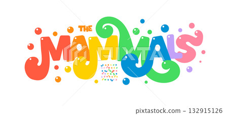 Quirky bouncy font logo alphabet festive disco playful typography, color balloons bubbles letters for kids birthday, carnival poster, joyful funny headlines, creative party typography. Vector typeset Quirky bouncy font logo alphabet festive disco playful typography, color balloons bubbles letters for kids birthday, carnival poster, joyful funny headlines, creative party typography. Vector typeset 132915126