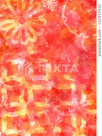 Sparkling and gorgeous Japanese-style background material 132915410