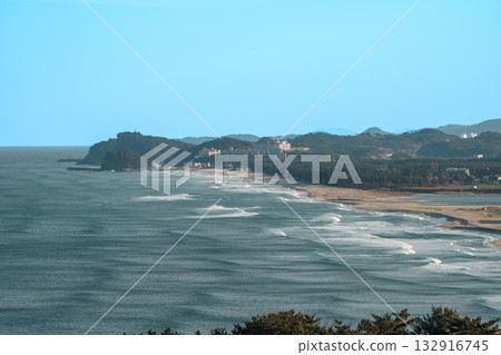 East Sea Coastline from Naksansa Temple, South Korea East Sea Coastline from Naksansa Temple, South Korea 132916745