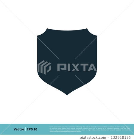 Shield Icon Vector Logo Template Illustration Design. Vector EPS 10. 132918155