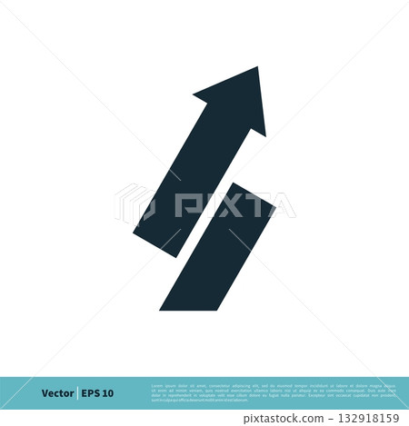 Up Arrow Icon Vector Logo Template Illustration Design. Vector EPS 10. Up Arrow Icon Vector Logo Template Illustration Design. Vector EPS 10. 132918159