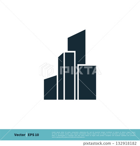 Building Town Icon Vector Logo Template Illustration Design. Vector EPS 10. Building Town Icon Vector Logo Template Illustration Design. Vector EPS 10. 132918182