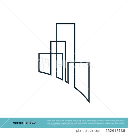 Building Town Icon Vector Logo Template Illustration Design. Vector EPS 10. Building Town Icon Vector Logo Template Illustration Design. Vector EPS 10. 132918186