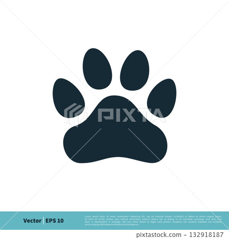 Foot Print, Paw Print Animal / Pet Icon Vector Logo Template Illustration Design. Vector EPS 10. Foot Print, Paw Print Animal / Pet Icon Vector Logo Template Illustration Design. Vector EPS 10. 132918187