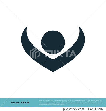 Swoosh Human Shape, Human Figure Icon Vector Logo Template Illustration Design. Vector EPS 10. Swoosh Human Shape, Human Figure Icon Vector Logo Template Illustration Design. Vector EPS 10. 132918207
