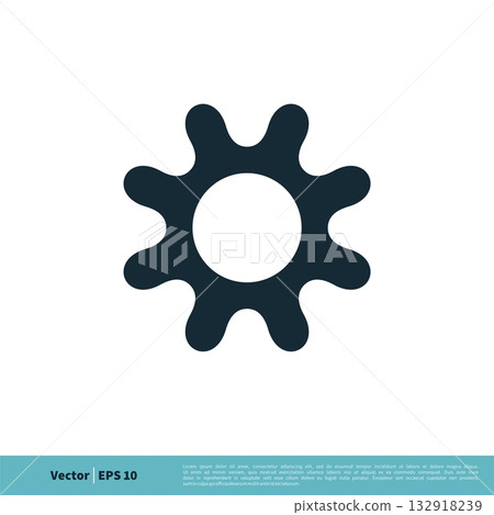Gear Engineering Icon Vector Logo Template Illustration Design. Vector EPS 10. 132918239