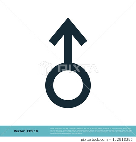 Male Gender Sign Icon Vector Logo Template Illustration Design. Vector EPS 10. Male Gender Sign Icon Vector Logo Template Illustration Design. Vector EPS 10. 132918395