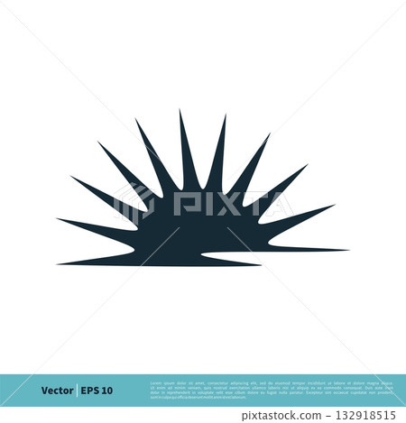 Sunrise, Sunshine Icon Vector Logo Template Illustration Design. Vector EPS 10. 132918515