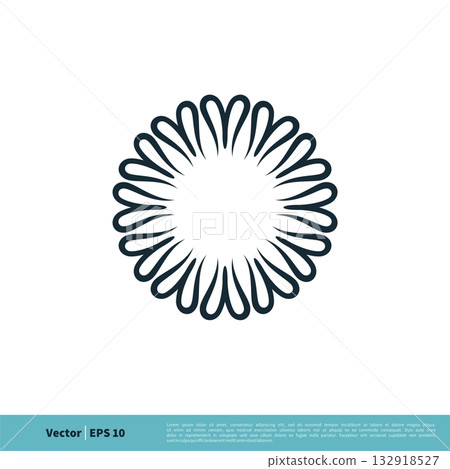 Blossom Flower Ornamental Decoration Icon Vector Logo Template Illustration Design. Vector EPS 10. Blossom Flower Ornamental Decoration Icon Vector Logo Template Illustration Design. Vector EPS 10. 132918527