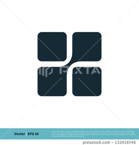 Abstract Connection Icon Vector Logo Template Illustration Design. Vector EPS 10. Abstract Connection Icon Vector Logo Template Illustration Design. Vector EPS 10. 132918548