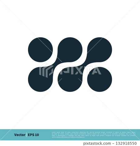 Abstract Connection Icon Vector Logo Template Illustration Design. Vector EPS 10. Abstract Connection Icon Vector Logo Template Illustration Design. Vector EPS 10. 132918550