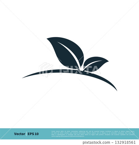 Nature Leaves Icon Vector Logo Template Illustration Design. Vector EPS 10. 132918561