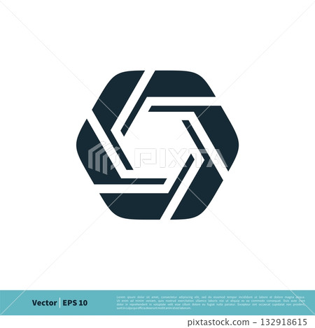 Camera Lens Icon Vector Logo Template Illustration Design. Vector EPS 10. Camera Lens Icon Vector Logo Template Illustration Design. Vector EPS 10. 132918615