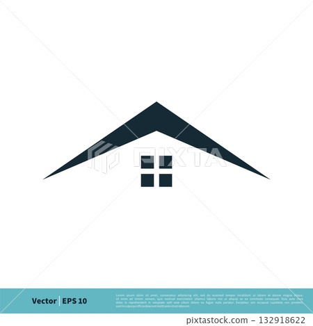 Roof / Home Icon Vector Logo Template Illustration Design. Vector EPS 10. Roof / Home Icon Vector Logo Template Illustration Design. Vector EPS 10. 132918622