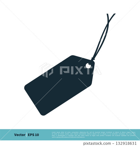 Hang Tag Icon Vector Template Illustration Design. Vector EPS 10. 132918631