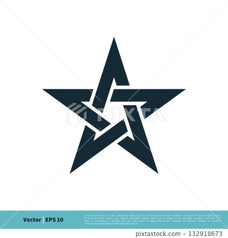 Star / Pentagonal Icon Vector Logo Template Illustration Design. Vector EPS 10. Star / Pentagonal Icon Vector Logo Template Illustration Design. Vector EPS 10. 132918673