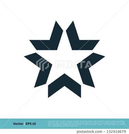 Star / Pentagonal Icon Vector Logo Template Illustration Design. Vector EPS 10. Star / Pentagonal Icon Vector Logo Template Illustration Design. Vector EPS 10. 132918679