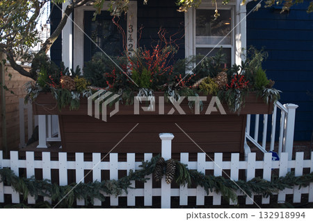 christmas decoration atmosphere for holiday celebration 132918994