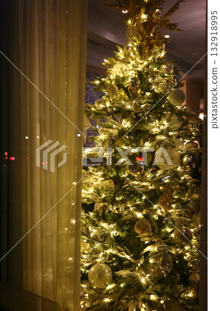 christmas decoration atmosphere for holiday celebration 132918995