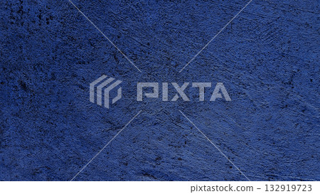 Dark blue grungy backdrop with golden splatters. Abstract dark blue concrete texture background. 132919723