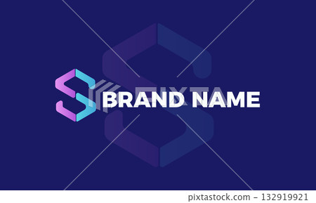 Unique Development or software logo, letter s software logo technology Premium vector template 132919921
