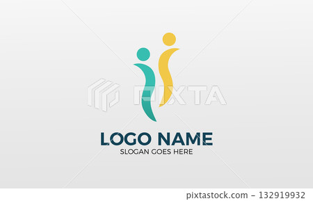 People logo, People logo design, Community human Logo design Vector Template design People logo, People logo design, Community human Logo design Vector Template design 132919932