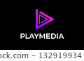 Play Media Creative Logo Design, Play Button Media Logo, Media Play Logo Icon Premium Vector Template 132919934
