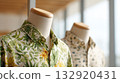 Mannequins Wearing Tropical Patterned Shirts 132920431