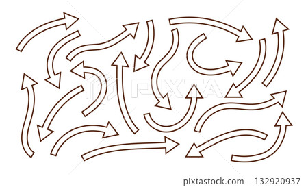 arrow, icon, vector 132920937