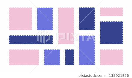 geometric, frame, vector 132921236