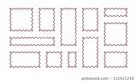geometric, frame, vector 132921238