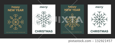 set of poster line snowflakes, symbol, merry christmas tree line flat icon element abstract geometric winter pattern new year design cards, poster, banner, pattern, advertisement, vector template set of poster line snowflakes, symbol, merry christmas tree line flat icon element abstract geometric winter pattern new year design cards, poster, banner, pattern, advertisement, vector template 132921457