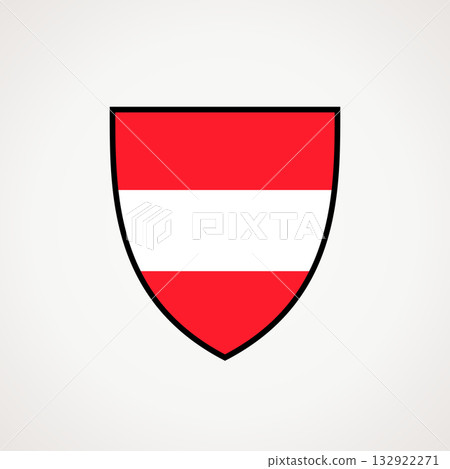 Shield - flag of Austria 132922271