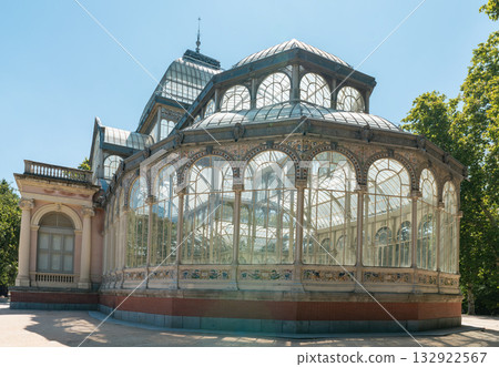 Crystal Palace in Retiro Park, Madrid, Spain 132922567
